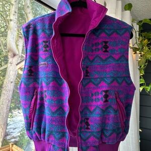Columbia vintage reversible Vest